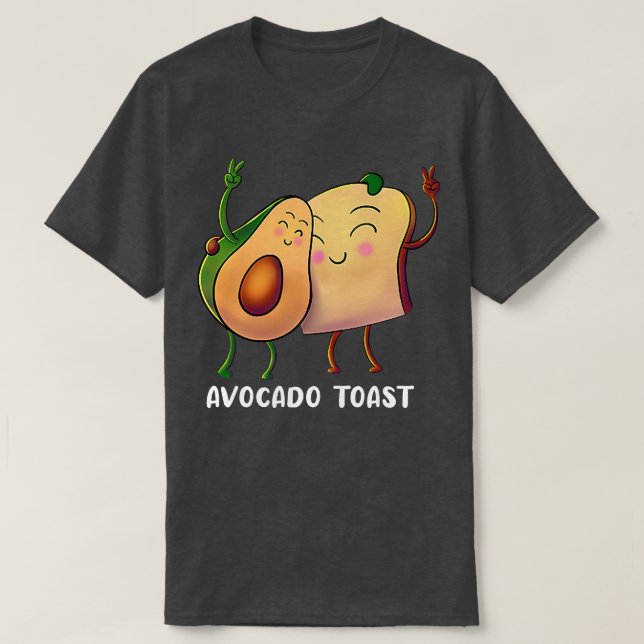 Camiseta Adquirir Tostadas Frutas Alligador Pan Perro Vegan (Diseño del anverso)