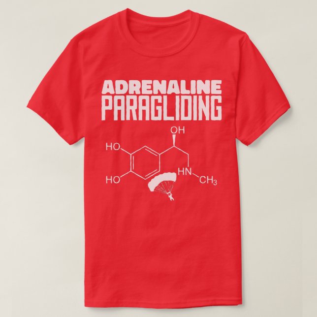 Camiseta Adrenalin Fórmula Paraglider (Diseño del anverso)