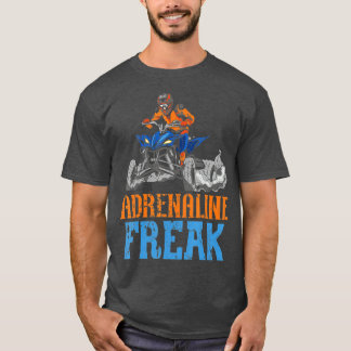 Camiseta Adrenaline Freak ATV Rider Quad Bike Offroading Mu