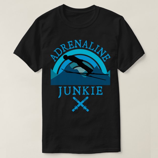 Camiseta Adrenaline Junkie 7 (Diseño del anverso)