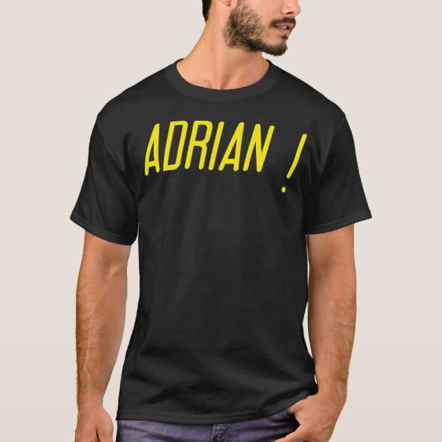 CAMISETA ¡ADRIAN!!! (Anverso)
