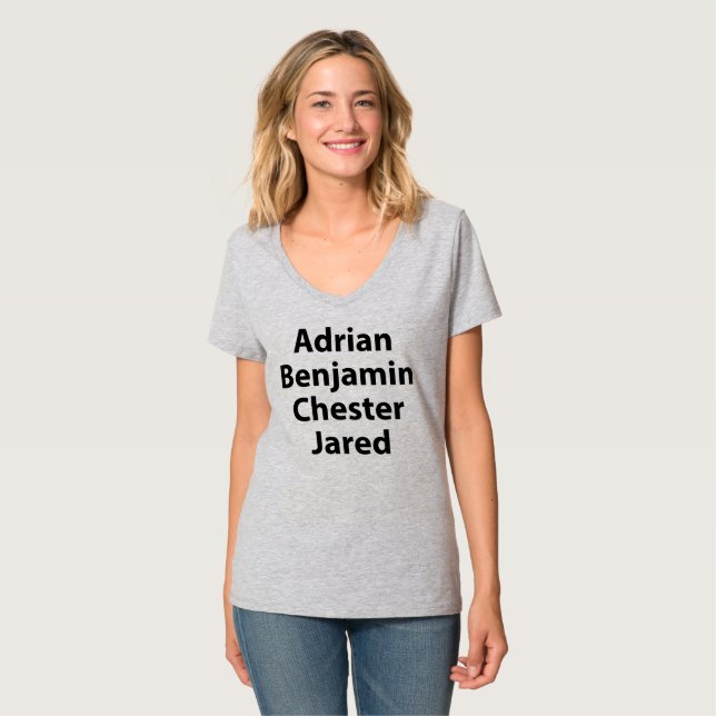 Camiseta Adrian Benjamin Chester Jared T-Shirt (Anverso completo)