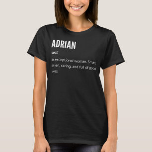 Camiseta Adrian Noun Una Mujer Excepcional