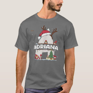 Camiseta Adriana Navidades con Adriana Nombre para divertid