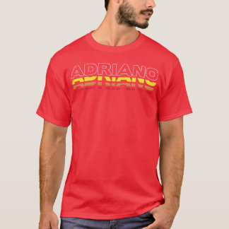 Camiseta Adriano Nombre Divertido Vintage Atardecer Adriano