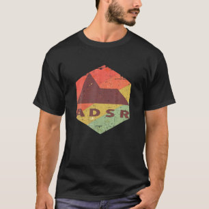 Camiseta ADSR de sintetizador modular analógico