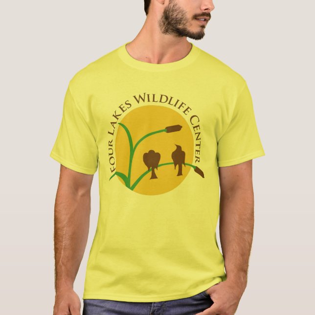 Camiseta adulta - amarillo (Anverso)