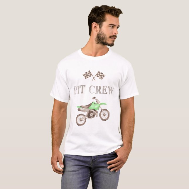 Camiseta Adulta de cumpleaños en bicicleta verde d (Anverso completo)
