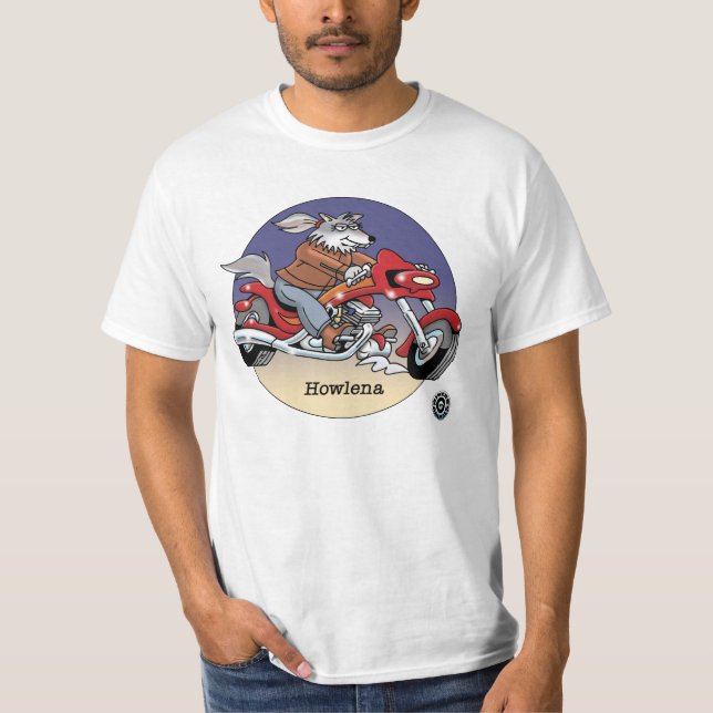 Camiseta adulta - Howlena, motoristas es © de los (Anverso)