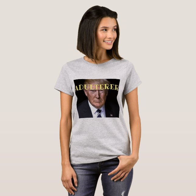 Camiseta Adúltero Trump (Anverso completo)
