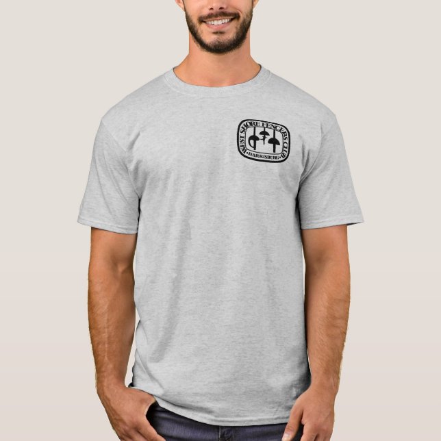 Camiseta Adulto - apuñale a sus amigos - logotipo negro (Anverso)