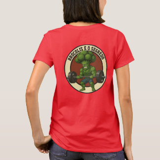 Camiseta Adulto Brócolis é o Segredo - Back