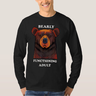 Camiseta Adulto con Funciones Limitadas  Oso Chiste Adulto 