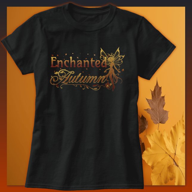 Camiseta Adulto de hadas otoñales encantado (Subido por el creador)