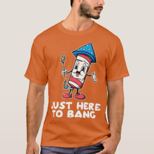 Camiseta Adulto Gracioso Acá Al Bang 4 De Julio