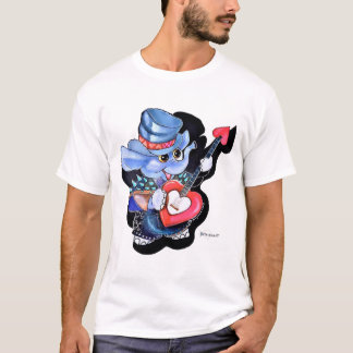 Camiseta Adulto Metalphant Heart Guitar (colores claros)