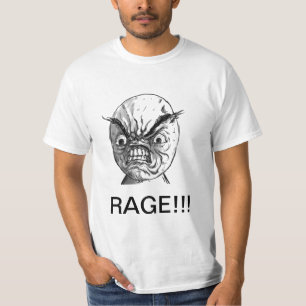 Camiseta Adulto para hombre L de la cara de la rabia
