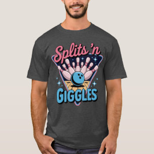 Camiseta Adulto se ríe y se divierte jugando bolos - Mamá b