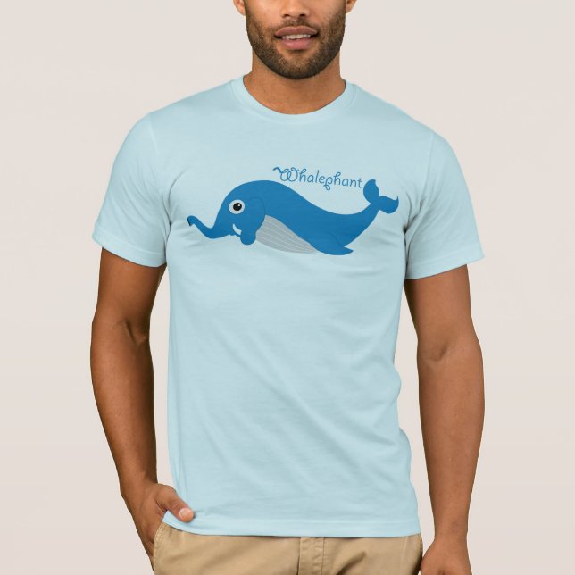 Camiseta Adulto T de Whalephant (Anverso)