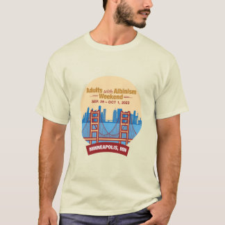 Camiseta Adultos con Albinismo Fin de Semana Minneapolis Te