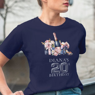 Camiseta Adultos de lujo Cumpleaños 20 Personalizado