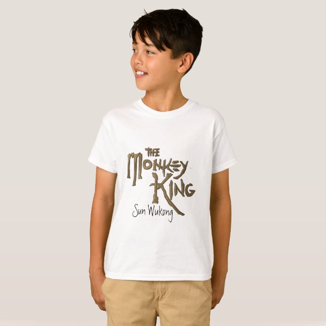 Camiseta Adultos jovenes Sun Wukong - el rey T-shirt del (Anverso completo)