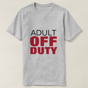 Camiseta Adultos libres de impuestos (variante) - Una camis