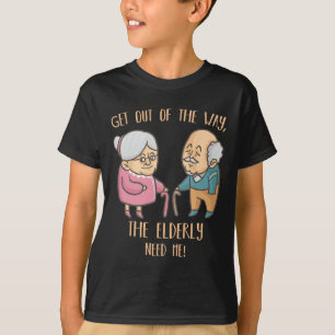 Camiseta Adultos Mayores Hogar Cuidados Divertidos Enfermer