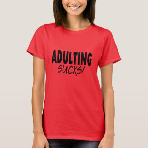 Camiseta Adultos Sucks, Gracioso