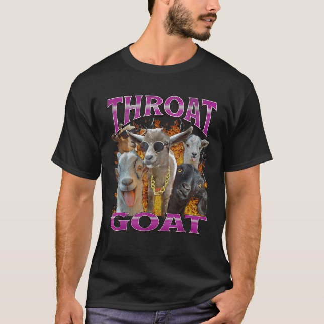 Camiseta Adultos Unisex Tiran Cabra Graciosa Hu Adulto Ofen (Anverso)