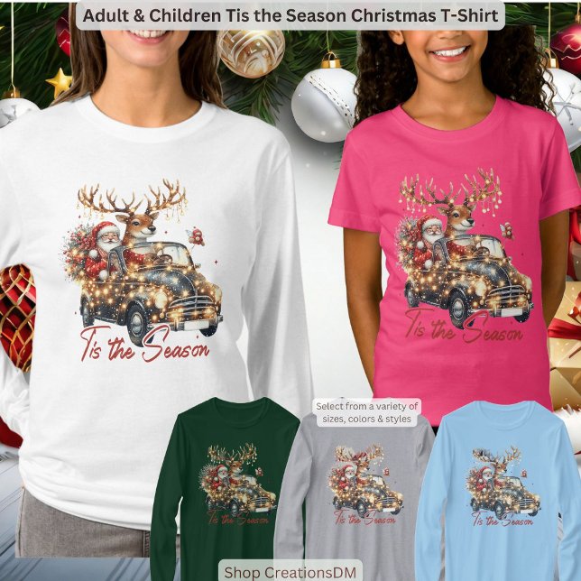Camiseta Adultos y niños Navidades de temporada (Subido por el creador)