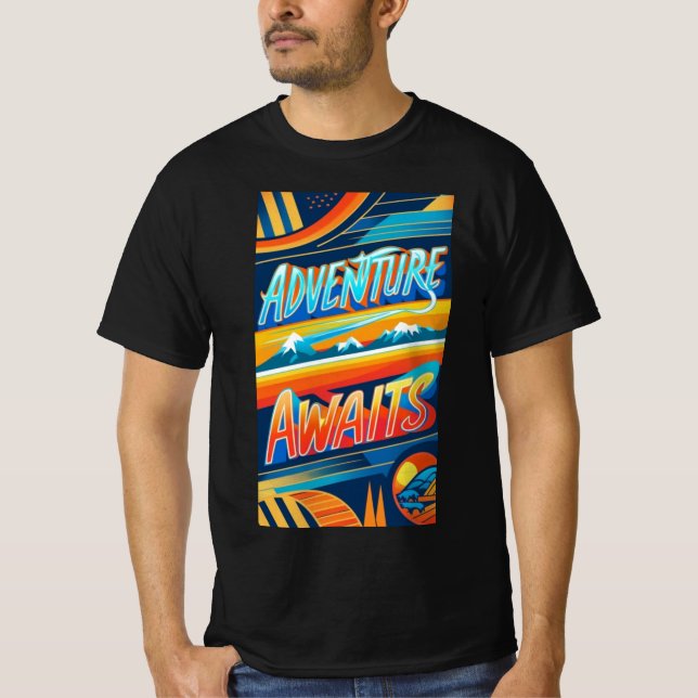 Camiseta Adventure Awaits (Anverso)
