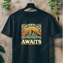 Camiseta Adventure Awaits