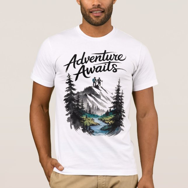 Camiseta Adventure Awaits (Anverso)