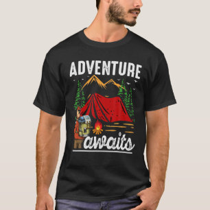 Camiseta Adventure Awath Love Mountain Life RV Camping Hik