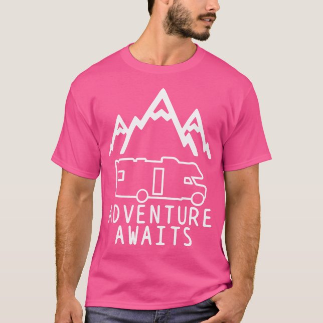 Camiseta Adventure Awath Motorhome Camping Road Trip Campe (Anverso)