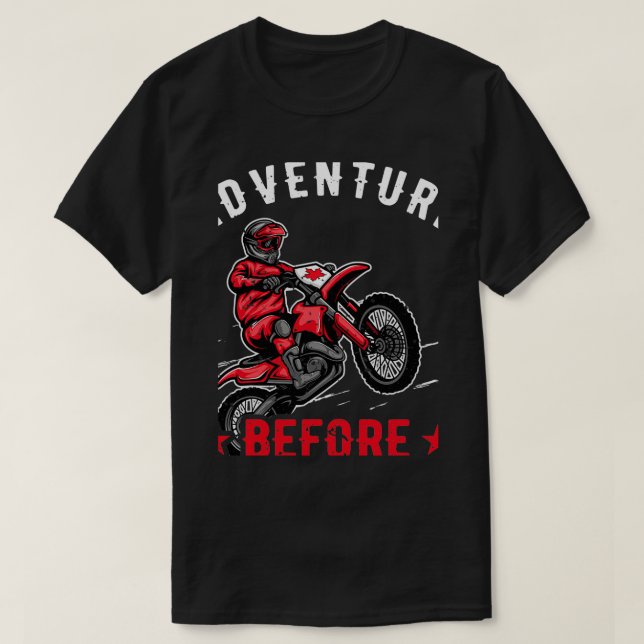 Camiseta Adventure Before Dementia Biker Motorcycle Guay Ri (Diseño del anverso)