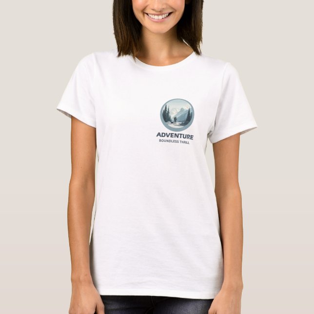 Camiseta ADVENTURE – Boundless Thrill | Premium Cotton (Anverso)