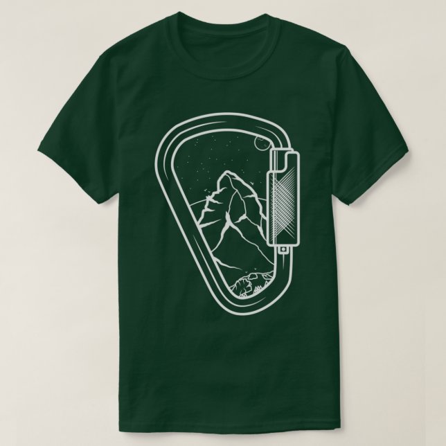 Camiseta Adventure Carabiner (Diseño del anverso)