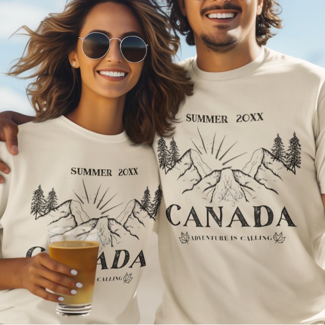 Camiseta Adventure de Canadá llama al año de verano Persona (Subido por el creador)