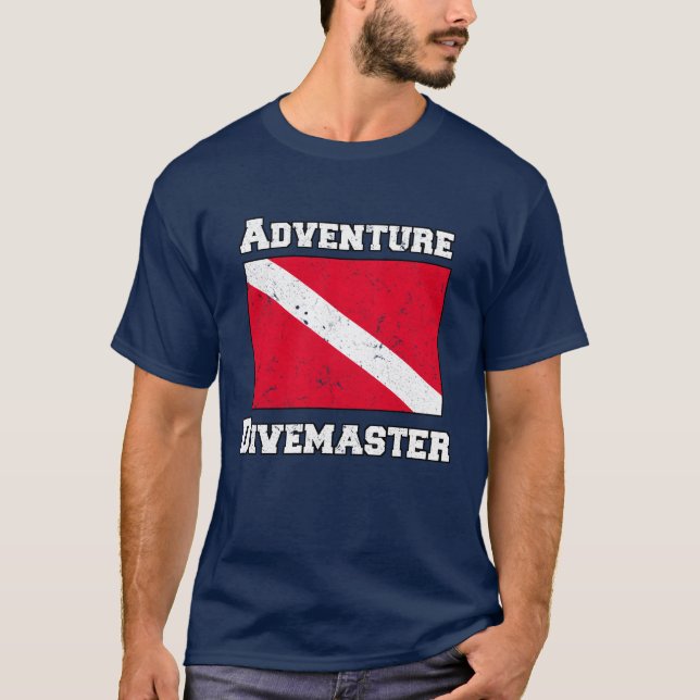 Camiseta Adventure Divemaster Vintage (Anverso)