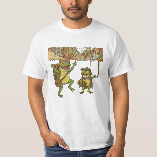 Camiseta adventure frogs short story (Anverso)