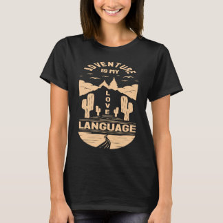Camiseta Adventure is My Love Language  Camp Graphic Plus S