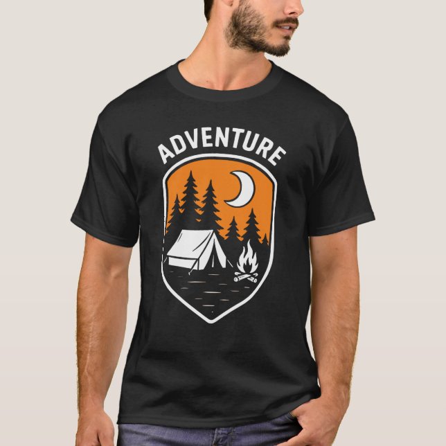 Camiseta Adventure Men's Basic T-Shirt (Anverso)