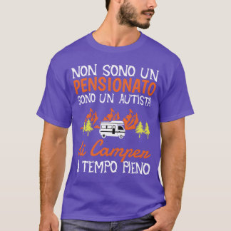 Camiseta Adventure Not Retired Camper Driver Camping Car fa