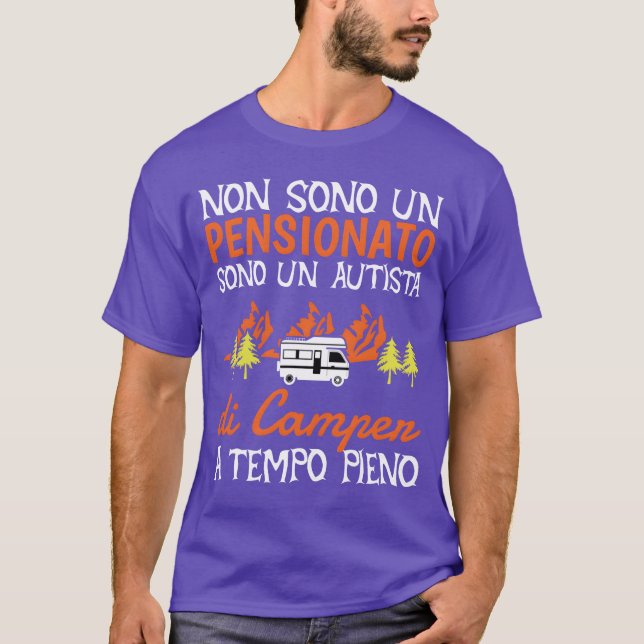 Camiseta Adventure Not Retired Camper Driver Camping Car fa (Anverso)