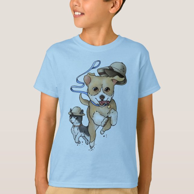 Camiseta Adventure Pup y Kitty (Anverso)