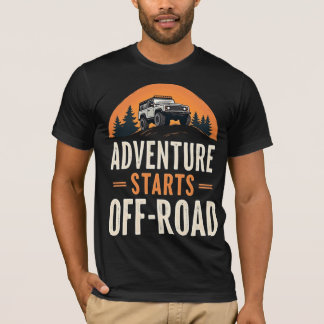 Camiseta Adventure Starts Off-Road