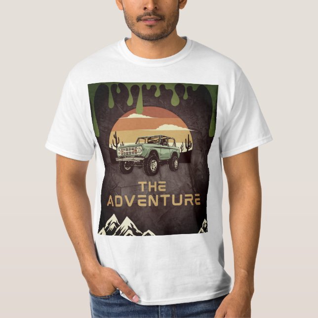 Camiseta Adventure taching de vibraciones de larga duración (Anverso)