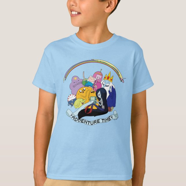 Camiseta Adventure Time | BMO Group Graphic (Anverso)